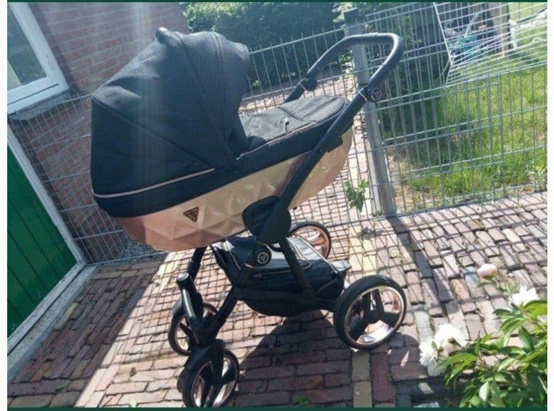 Junama Diamond kinderwagen 3-in-1 met autostoeltje, Gebruikt, Met autostoeltje, Combiwagen, Ophalen