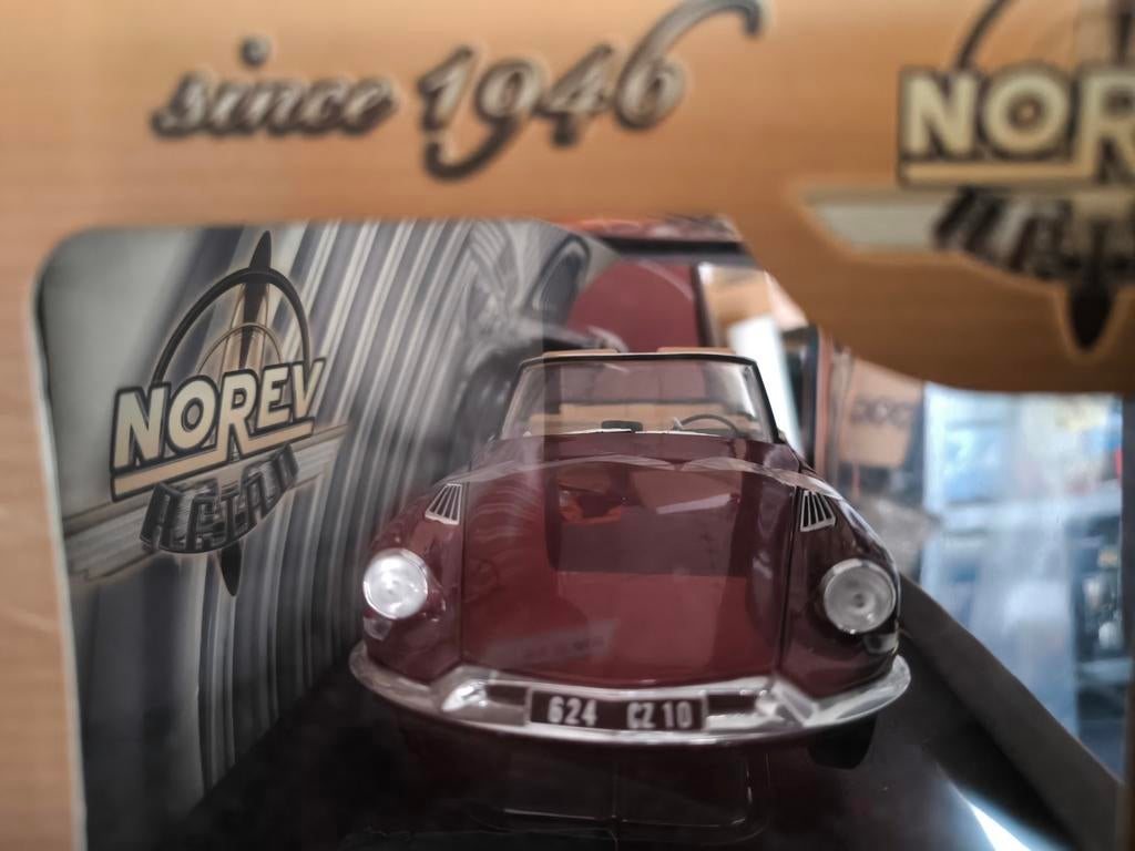 Norev Citroën DS 19 Cabriolet Modelauto - zeldzaam, Ophalen of Verzenden, Nieuw, Auto, Norev