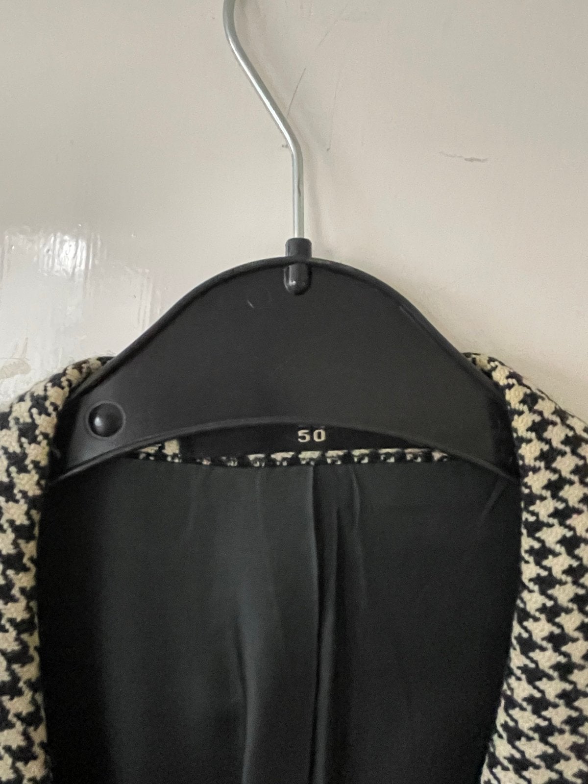 Canda Heren Blazer - Zwart/Wit Pied-de-Poule Maat 50, Ophalen, Zo goed als nieuw, Maat 48/50 (M), Zwart