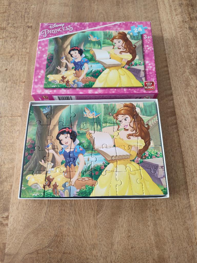 Prinsessen puzzel 24 stukjes., Ophalen of Verzenden, 10 tot 50 stukjes, Zo goed als nieuw, 2 tot 4 jaar