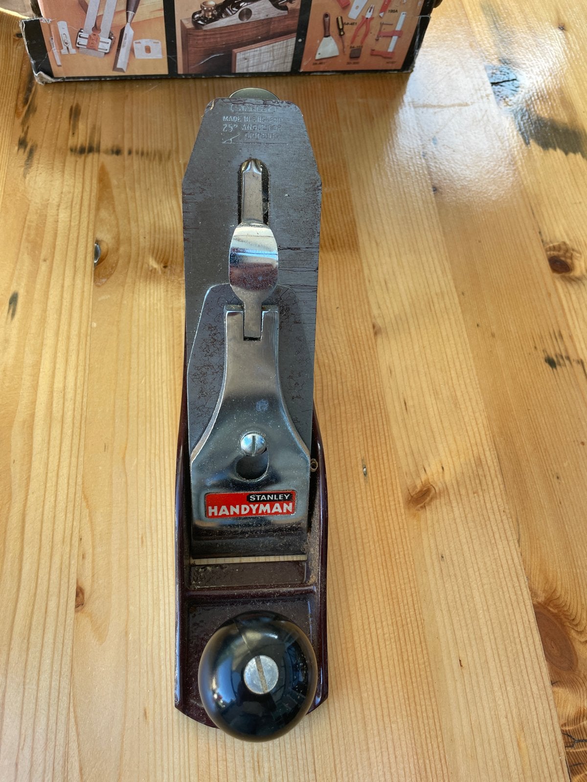 Stanley Handyman schaaf - Vintage handgereedschap, Doe-het-zelf en Verbouw, Ophalen of Verzenden, Zo goed als nieuw, Overige typen