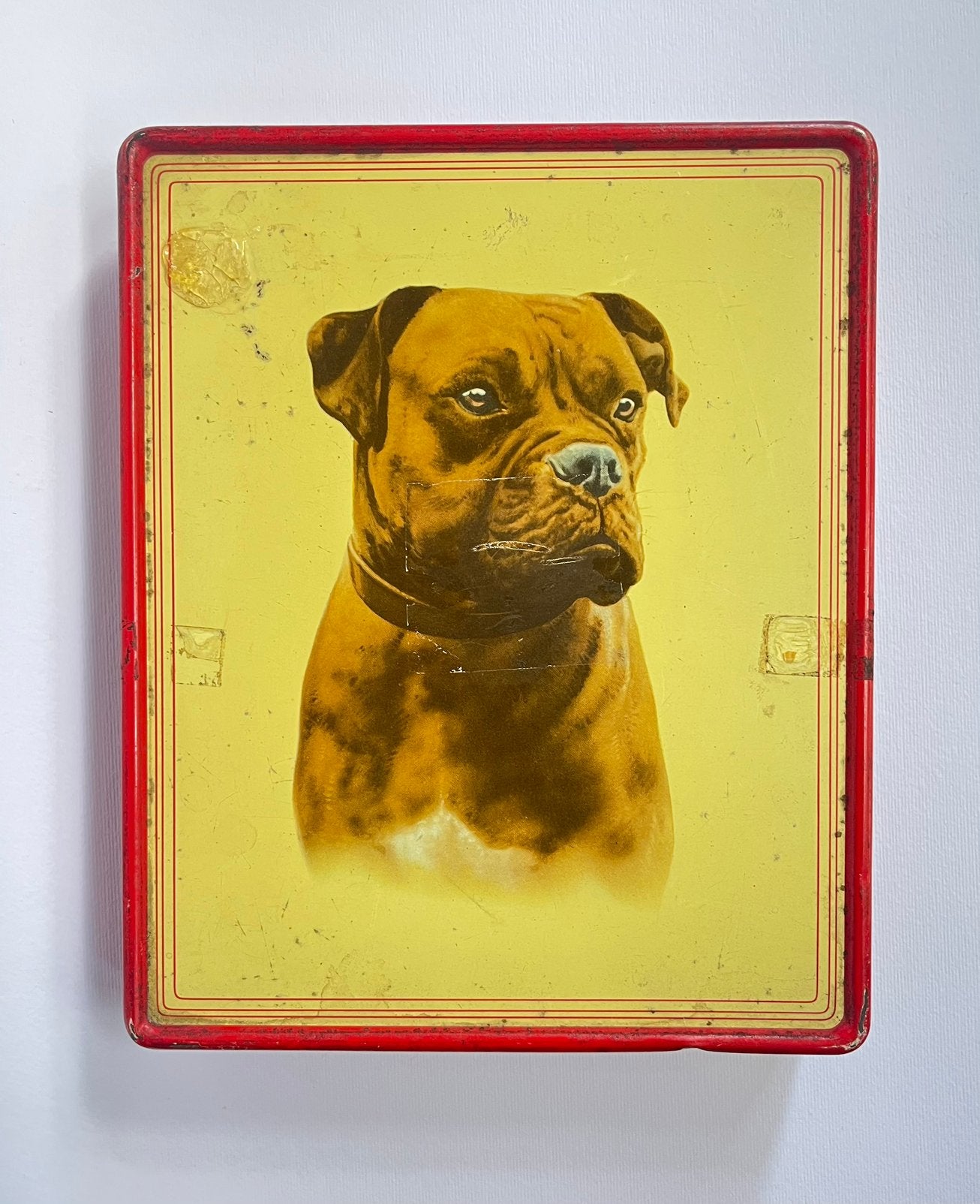 James Keiller & Son Ltd Boxer blik, Verzamelen, Blikken, Ophalen of Verzenden, Gebruikt, Koek(jes), Overige merken