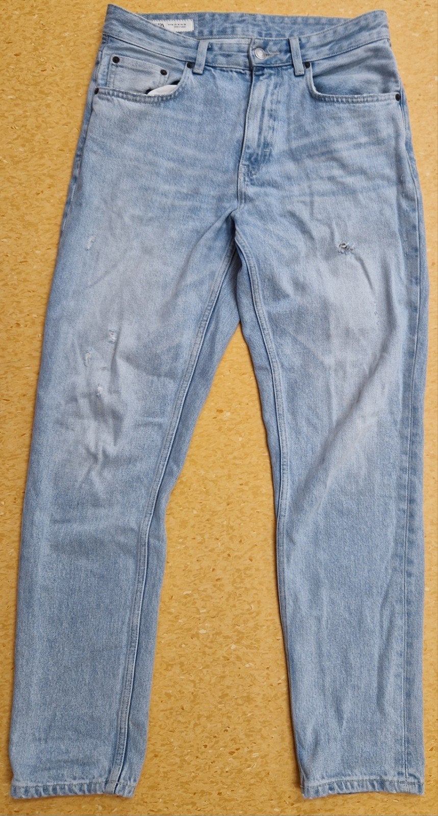 Zgan ZARA heren  spijkerbroek Maat 38, Blauw, Overige jeansmaten, Ophalen of Verzenden, Zo goed als nieuw