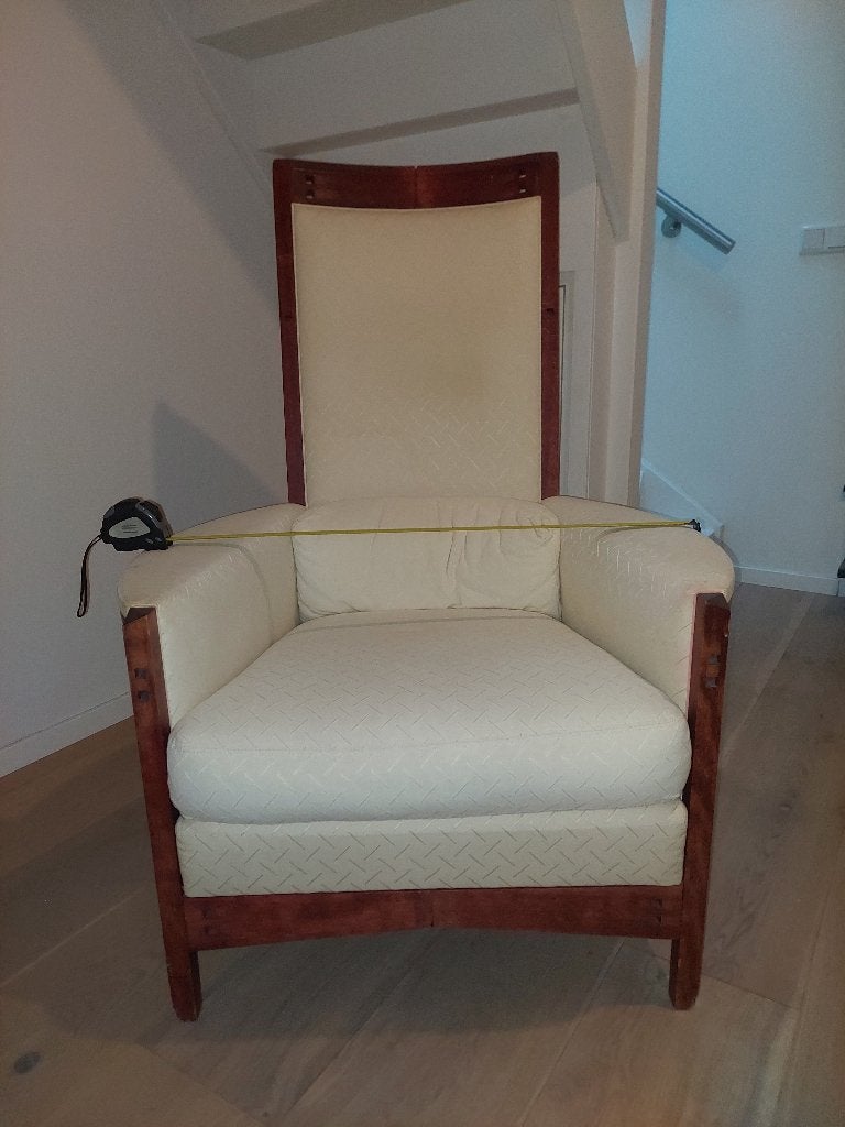 Umberto Asnago - Galaxy Peggy fauteuil met hoge rugleuning, Ophalen, 75 tot 100 cm, Zo goed als nieuw, 75 tot 100 cm