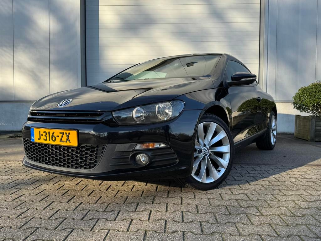 Volkswagen Scirocco 1.4 TSI 118KW DSG 2010 Zwart, Auto's, Euro 5, Stof, Zwart, 4 cilinders