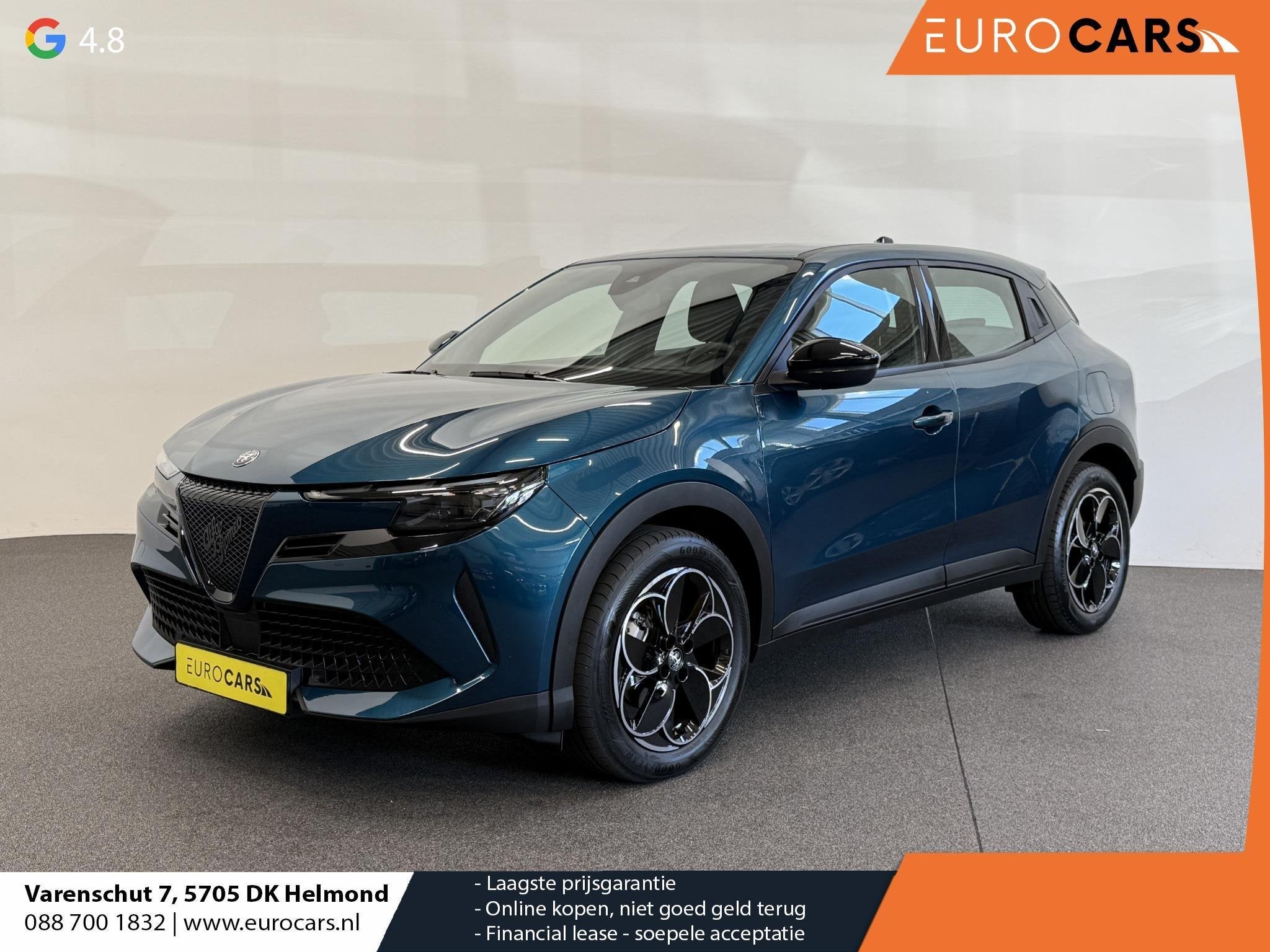 Alfa Romeo Junior Elettrica Automaat 156PK Adaptieve Cruise, Auto's, 413 km, Stof, Gebruikt, 705 min