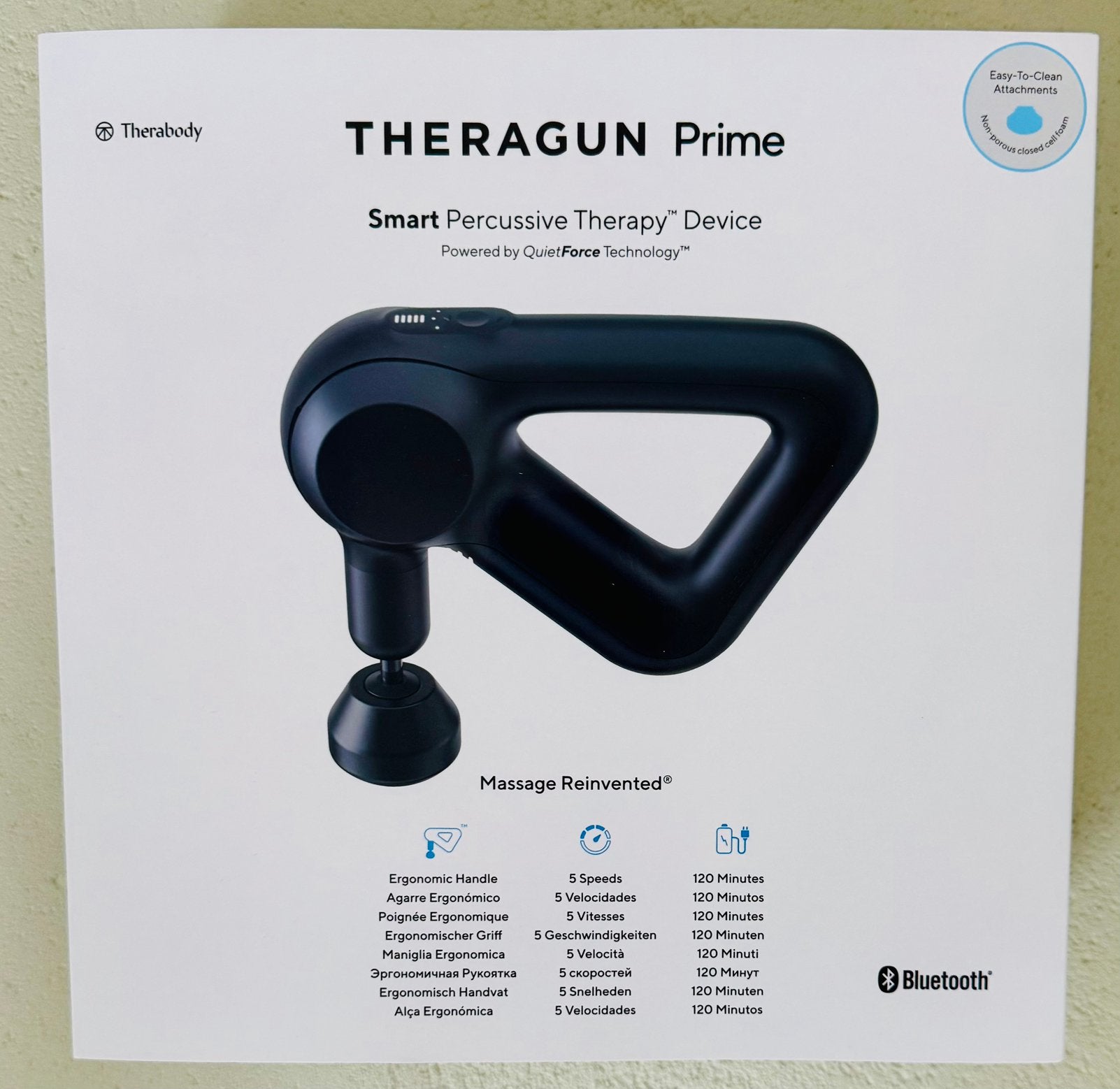 Theragun Prime Percussion Massageapparaat - Werkt Perfect, Sport en Fitness, Ophalen of Verzenden, Gebruikt, Apparaat