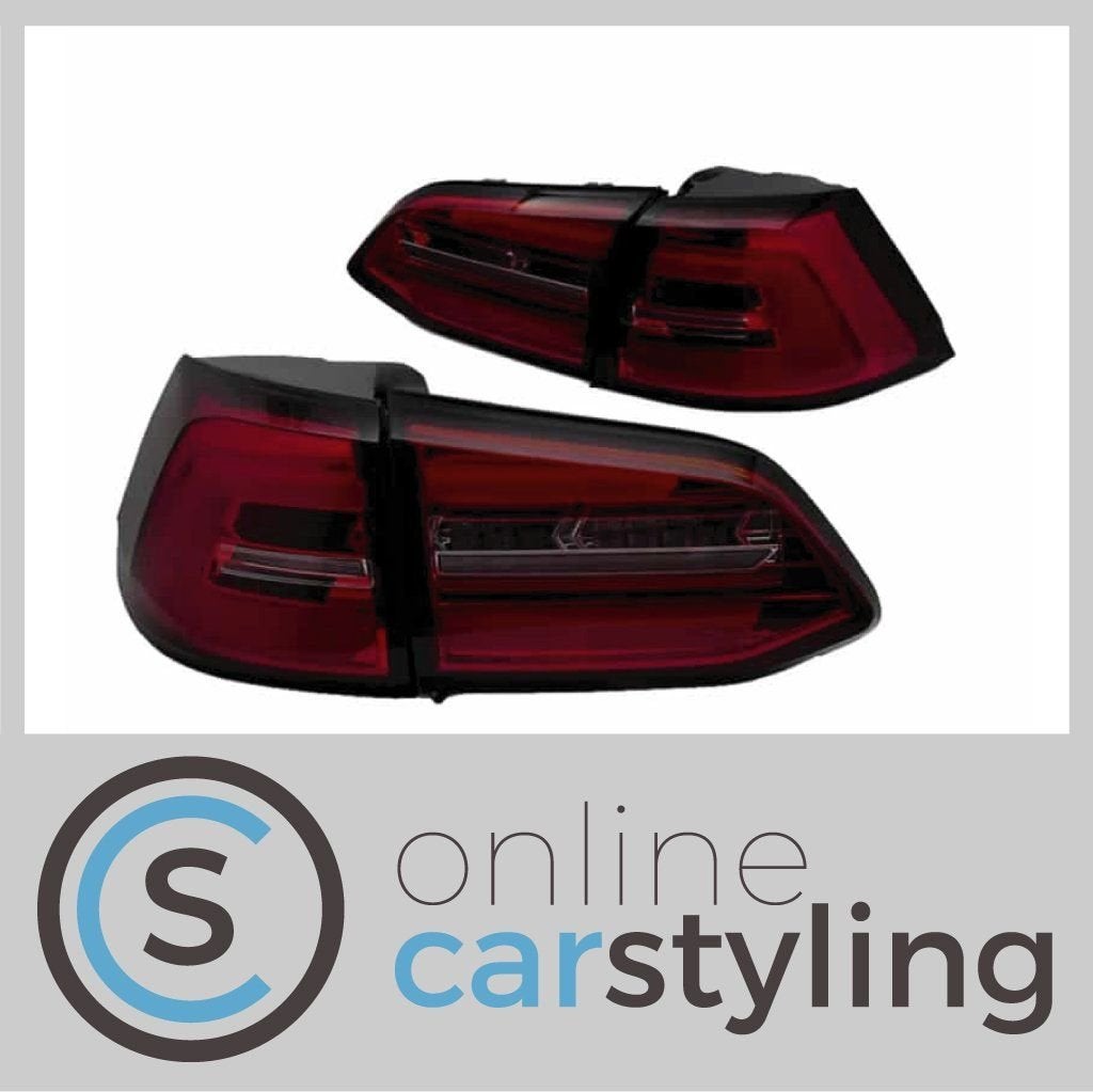 LED Achterlichten VW Golf VII Variant Rood Smoke Lightbar De, -, Volkswagen, -, Nieuw