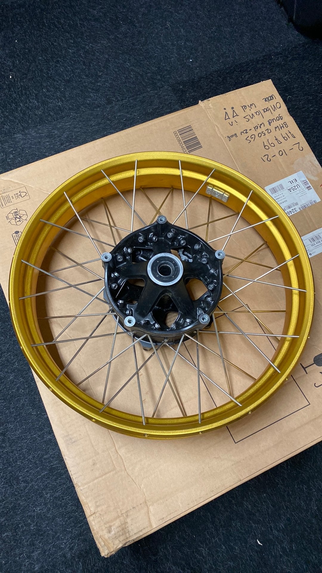 Voorvelg BMW R 1200/1250 GS of GSA met onbalans, Motoren, Ophalen, Gebruikt, Nvt, Nvt