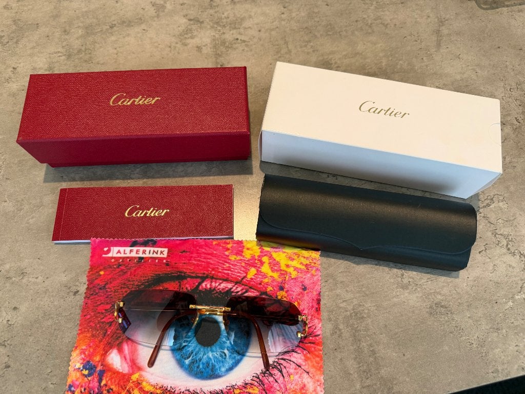 Cartier CT0092O, 001 (53/19 - 140), Ophalen of Verzenden, Gebruikt, Zonnebril, Overige merken