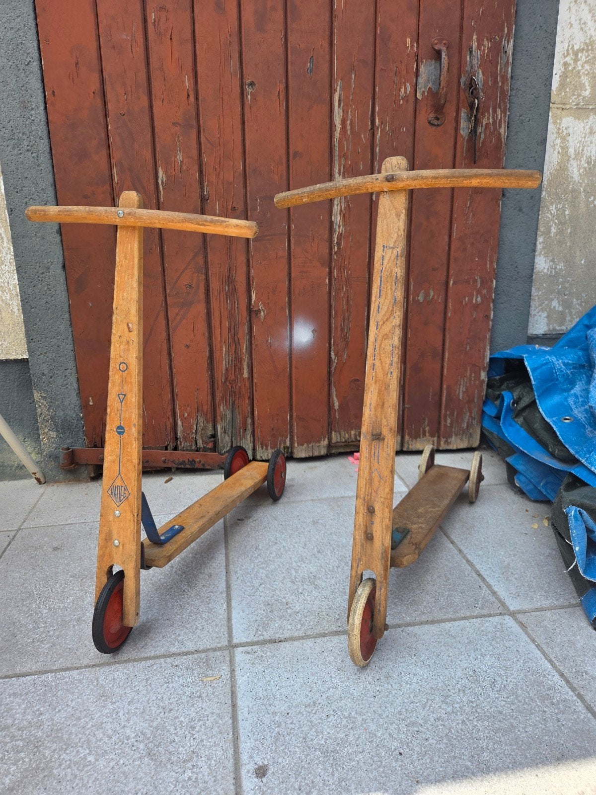 Hadee jaren 60 antieke stepjes, Ophalen