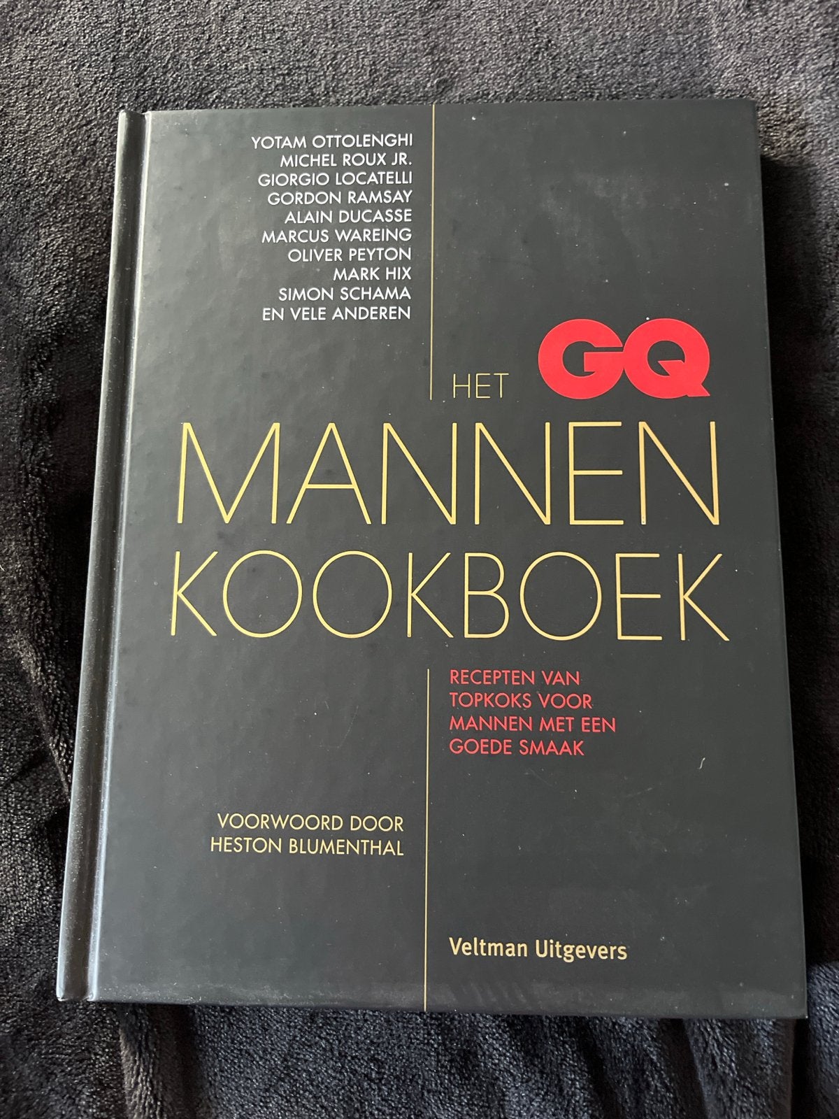 Het GQ Mannen Kookboek - Recepten van Topkoks, Boeken, Ophalen of Verzenden, Zo goed als nieuw
