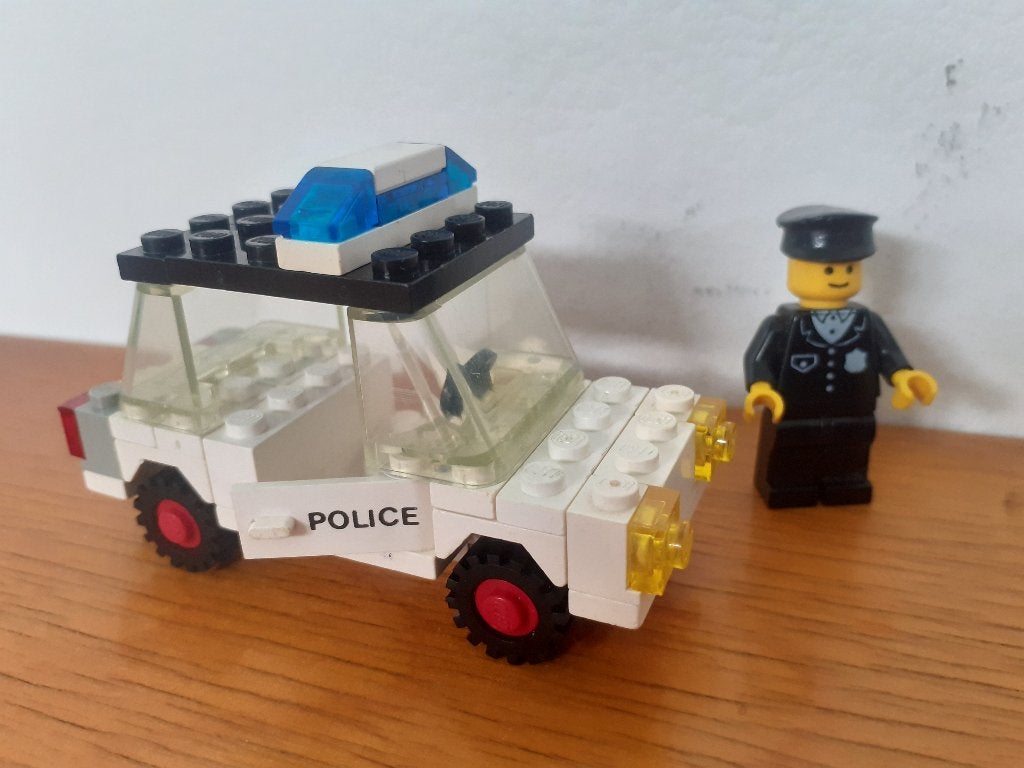 Vintage LEGO Politieauto, Kinderen en Baby's, Speelgoed | Duplo en Lego, Ophalen, Gebruikt, Lego