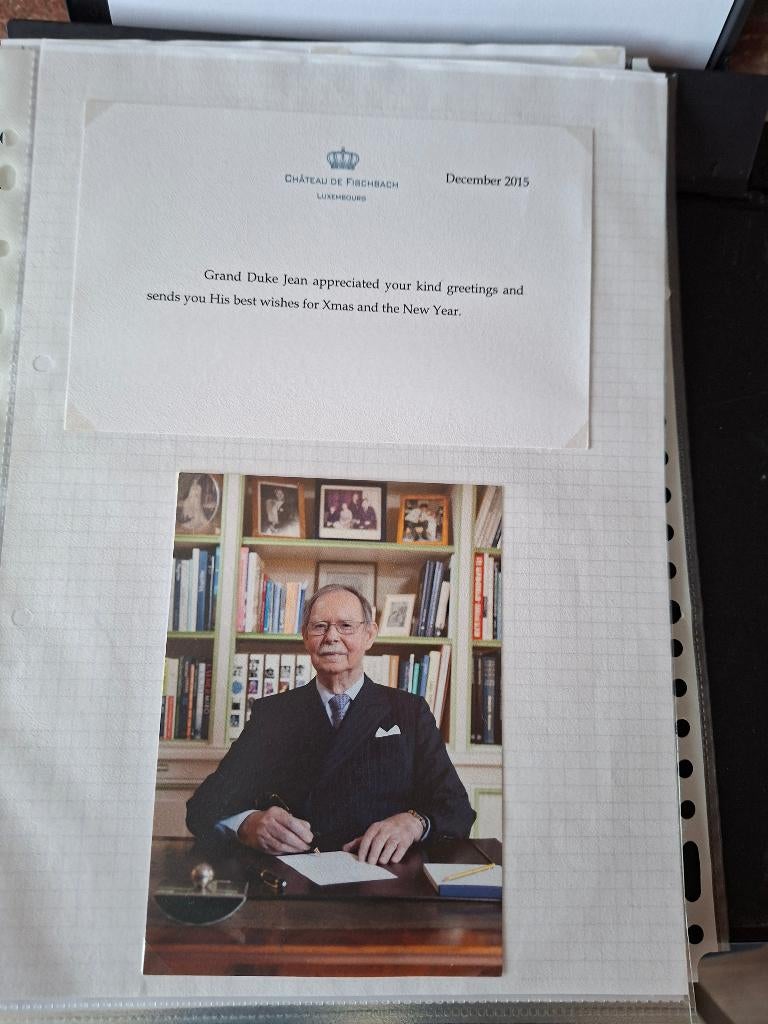 Luxemburg, Verzamelen, Koninklijk Huis en Royalty, Verzenden, Gebruikt, Buitenland, Kaart, Foto of Prent