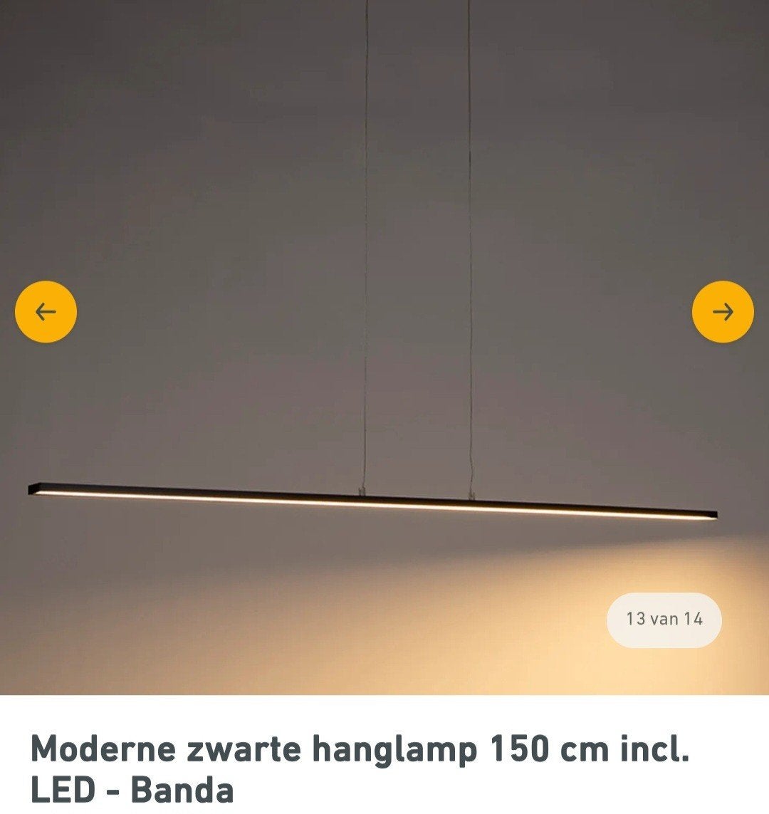 Minimalistische moderne hanglamp, afmetingen op foto, Ophalen, Zo goed als nieuw, Metaal, Modern, Minimalistisch