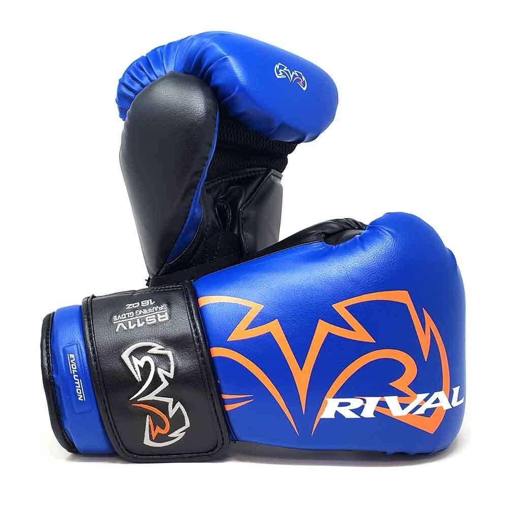 Boxing gloves Rival Evolution RS11V Sparring Blue, Ophalen of Verzenden, Bokshandschoenen