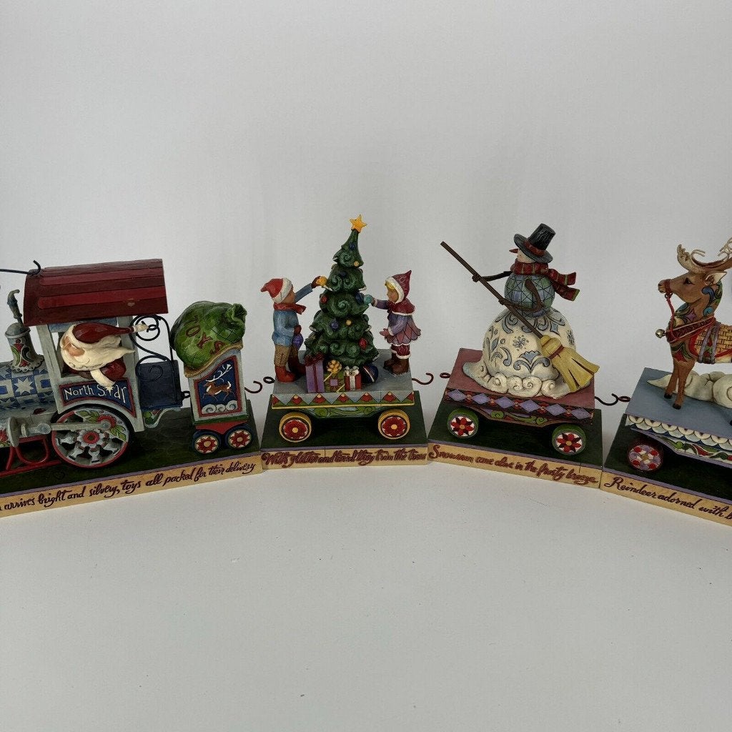 Jim Shore North Star Express Trein met Wagons, Verzamelen, Ophalen of Verzenden, Zo goed als nieuw, Overige typen