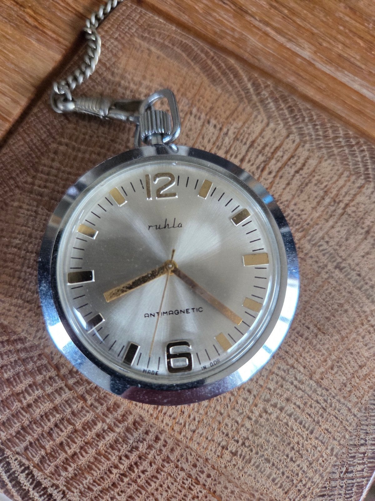 Ruhla zakhorloge, Overige merken, Zakhorloge, Staal, Ophalen of Verzenden