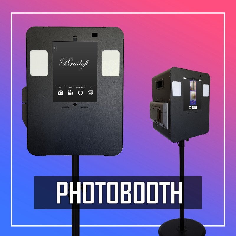 Photobooth huren (gehele dag) incl ONBEPERKT printen, Ophalen, Nieuw