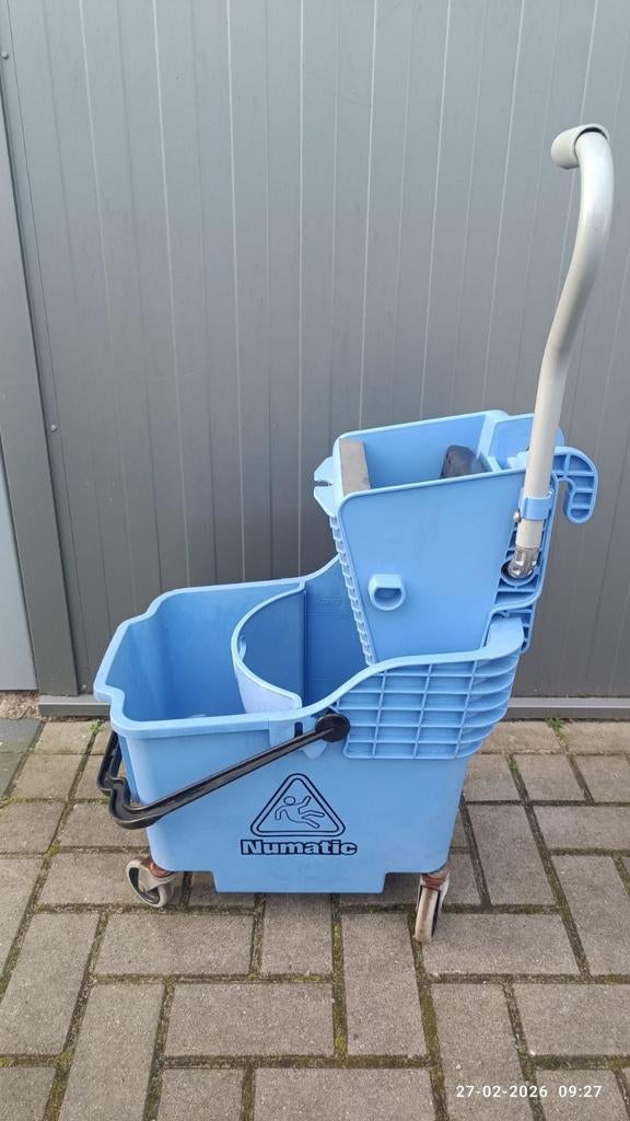 Numatic Mopwagen - Professionele Schoonmaak, Ophalen of Verzenden, Dweilemmer, -bak, of -wagen