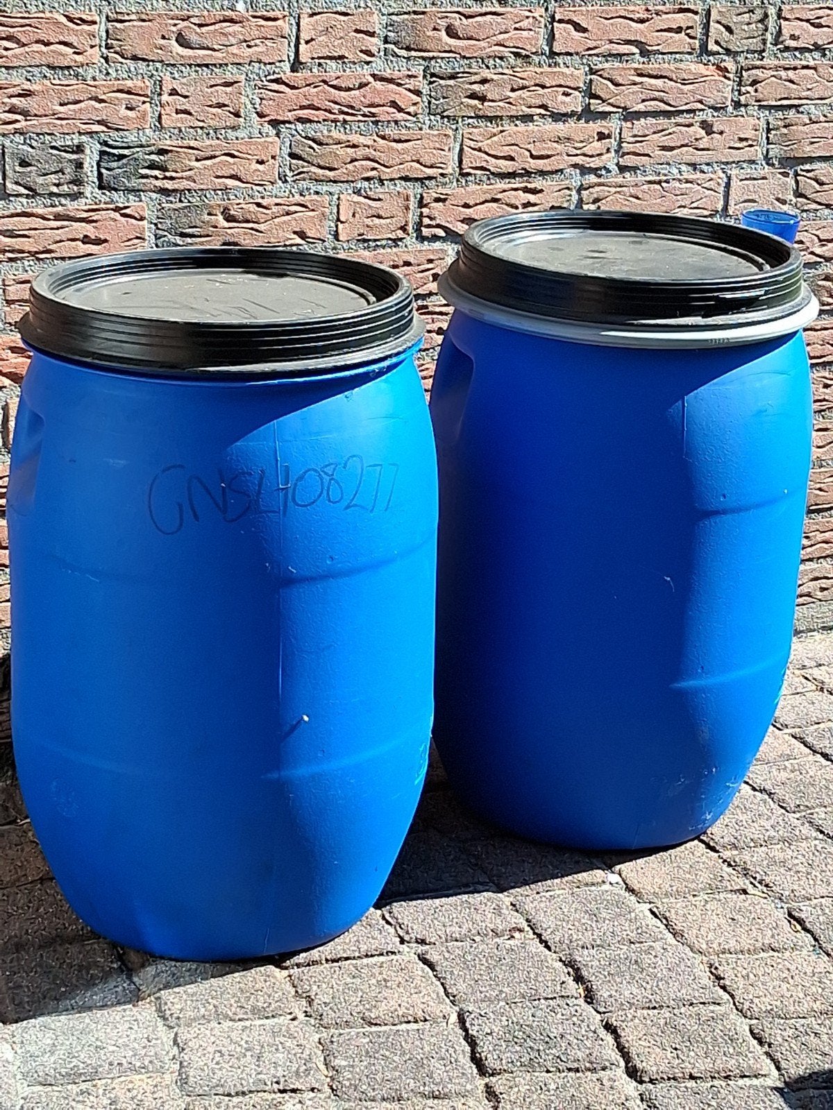 2 tonnen, Tuin en Terras, Regentonnen, 150 liter of meer, Ophalen, Zo goed als nieuw