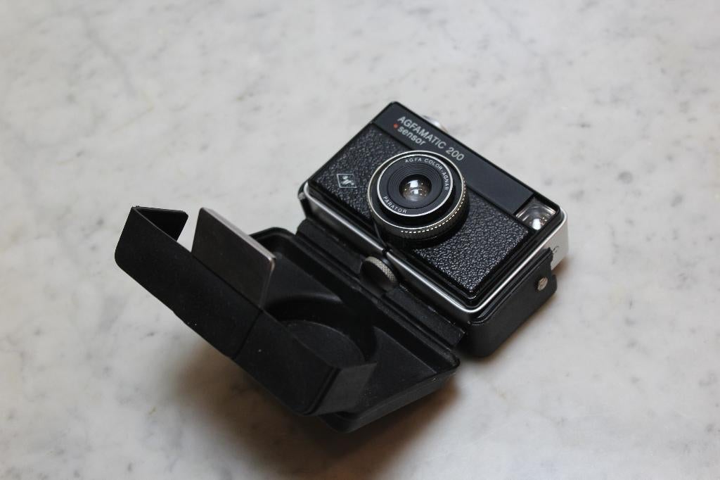 Vintage Agfa Agfamatic 200 Sensor Camera Inc. Hoes, Ophalen, Gebruikt, Compact, Overige Merken