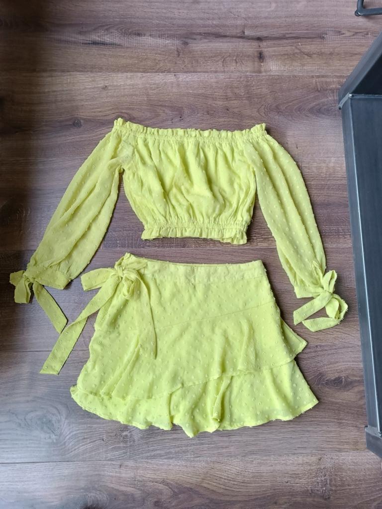 Seven Sisters rok maat xs met off shoulder top maat S, Kleding | Dames, Overige Dameskleding, Gedragen, Ophalen of Verzenden