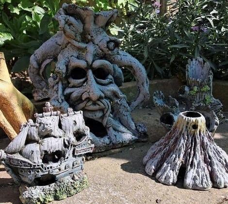 Ornamenten aquarium, Dieren en Toebehoren, Ophalen, Gebruikt, Leeg aquarium
