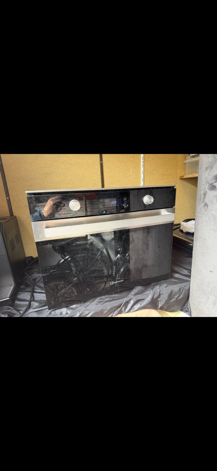 Bauknecht inbouw magnetron, Witgoed en Apparatuur, Ovens, Ophalen, Gebruikt