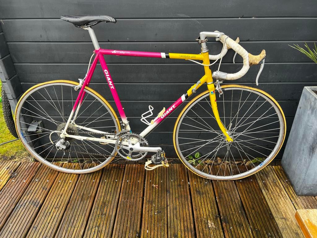Vintage Giant Speeder Lite racefiets (1991), 28 inch, Gebruikt, 10 tot 15 versnellingen, Staal