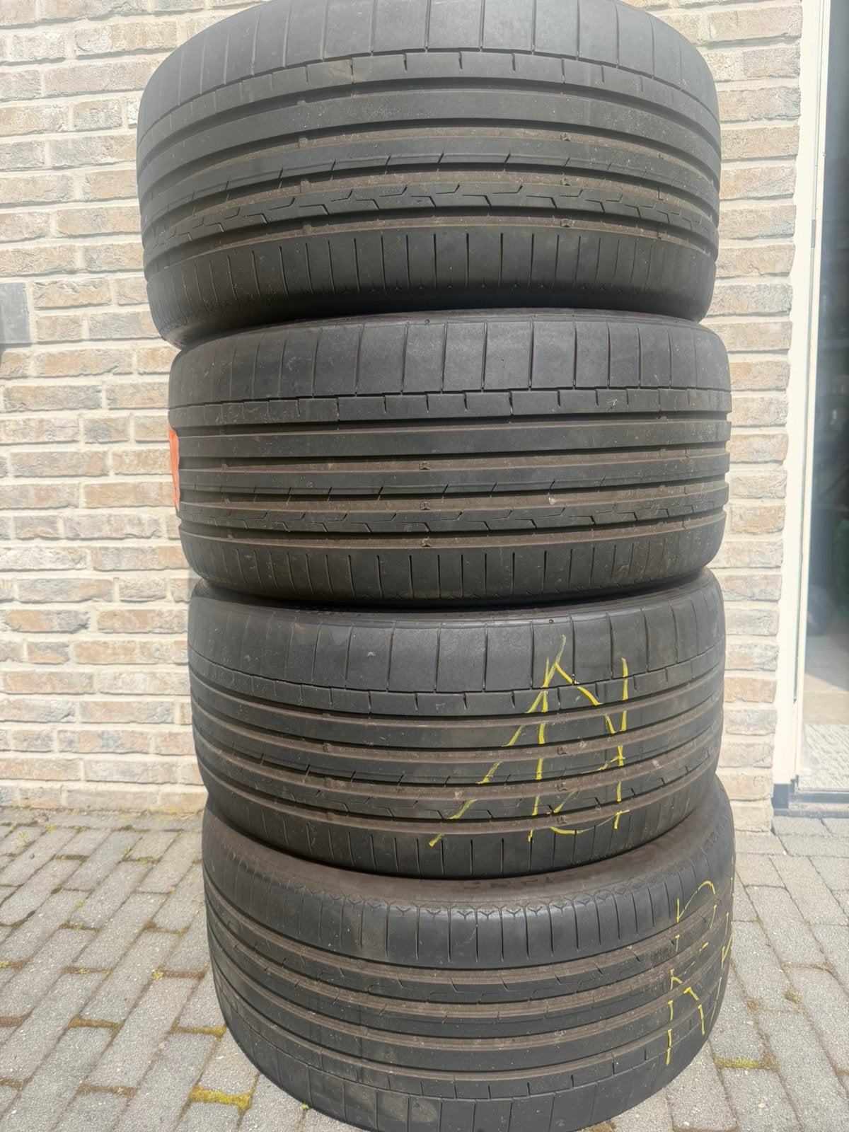 Audi Q7 Continental SportContact6, Zomerbanden, Ophalen, Gebruikt, 285 mm, Banden en Velgen