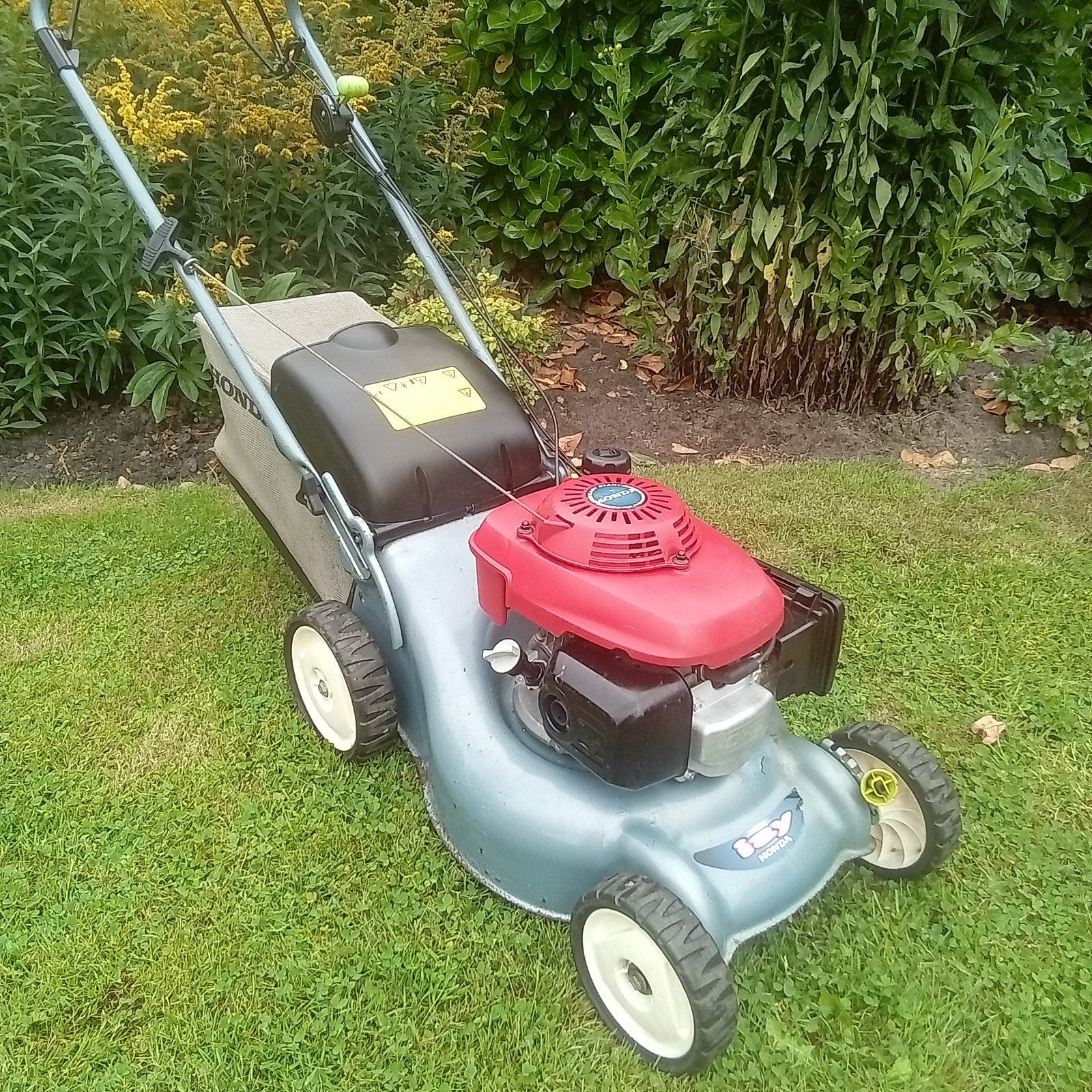 Honda  grasmaaier zelfrijdend benzine maaier, Ophalen, Cirkelmaaier, Honda, Gebruikt
