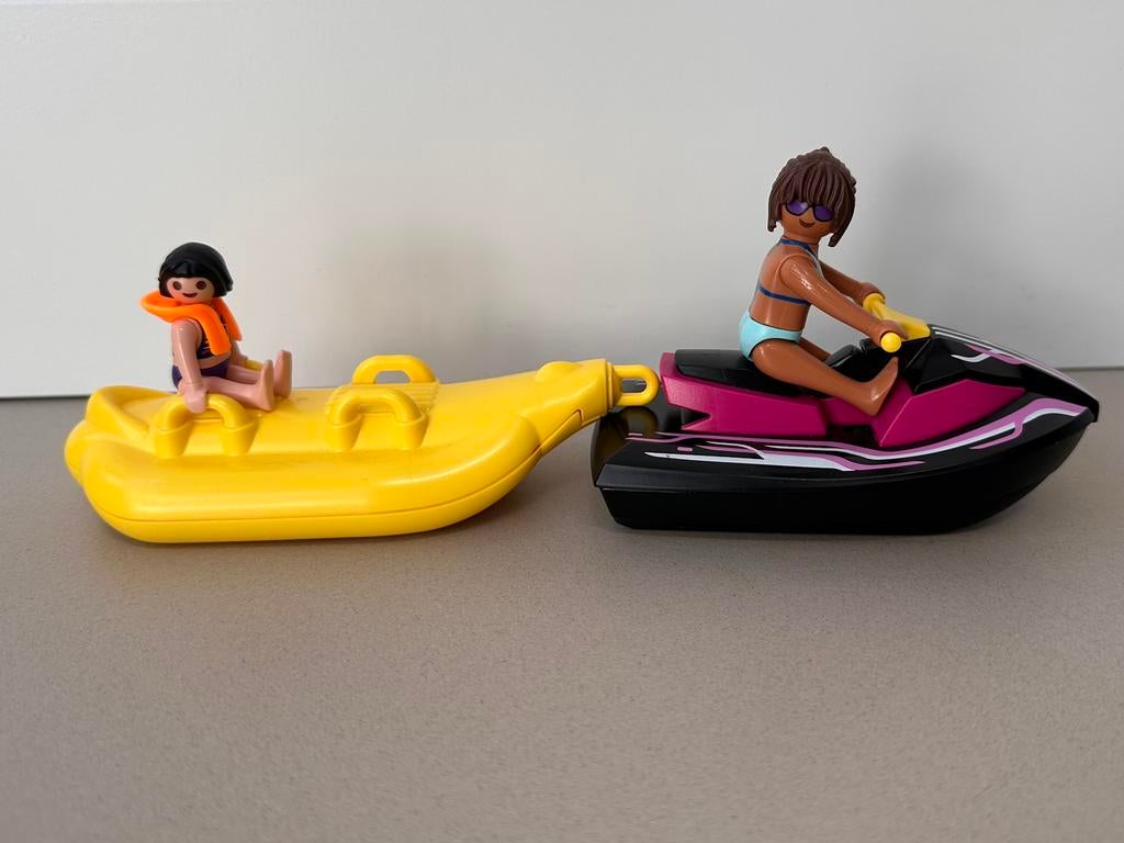 Playmobil Family and Fun waterscooter en boot 70906, Ophalen of Verzenden, Zo goed als nieuw, Complete set