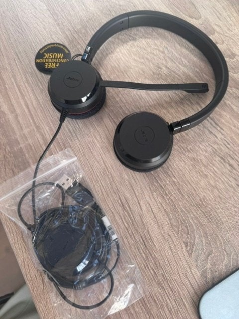 Headset Jabra Evolve 20, Computers en Software, Headsets, Nieuw, On-ear, Ophalen of Verzenden, JABRA