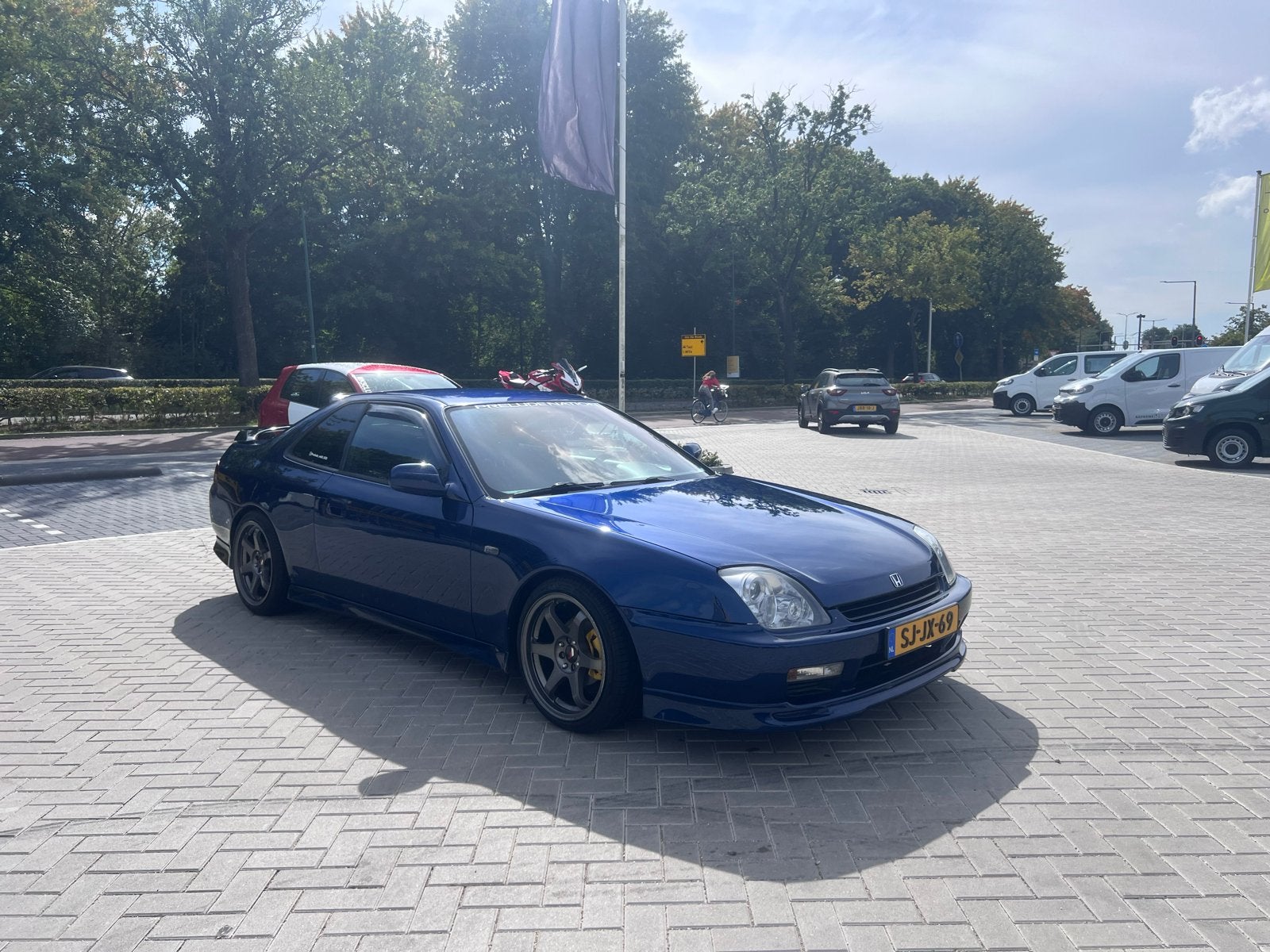 Honda Prelude 2.2 I 1997 Blauw F22A3, Auto's, 133 pk, Origineel Nederlands, 1200 kg, Handgeschakeld