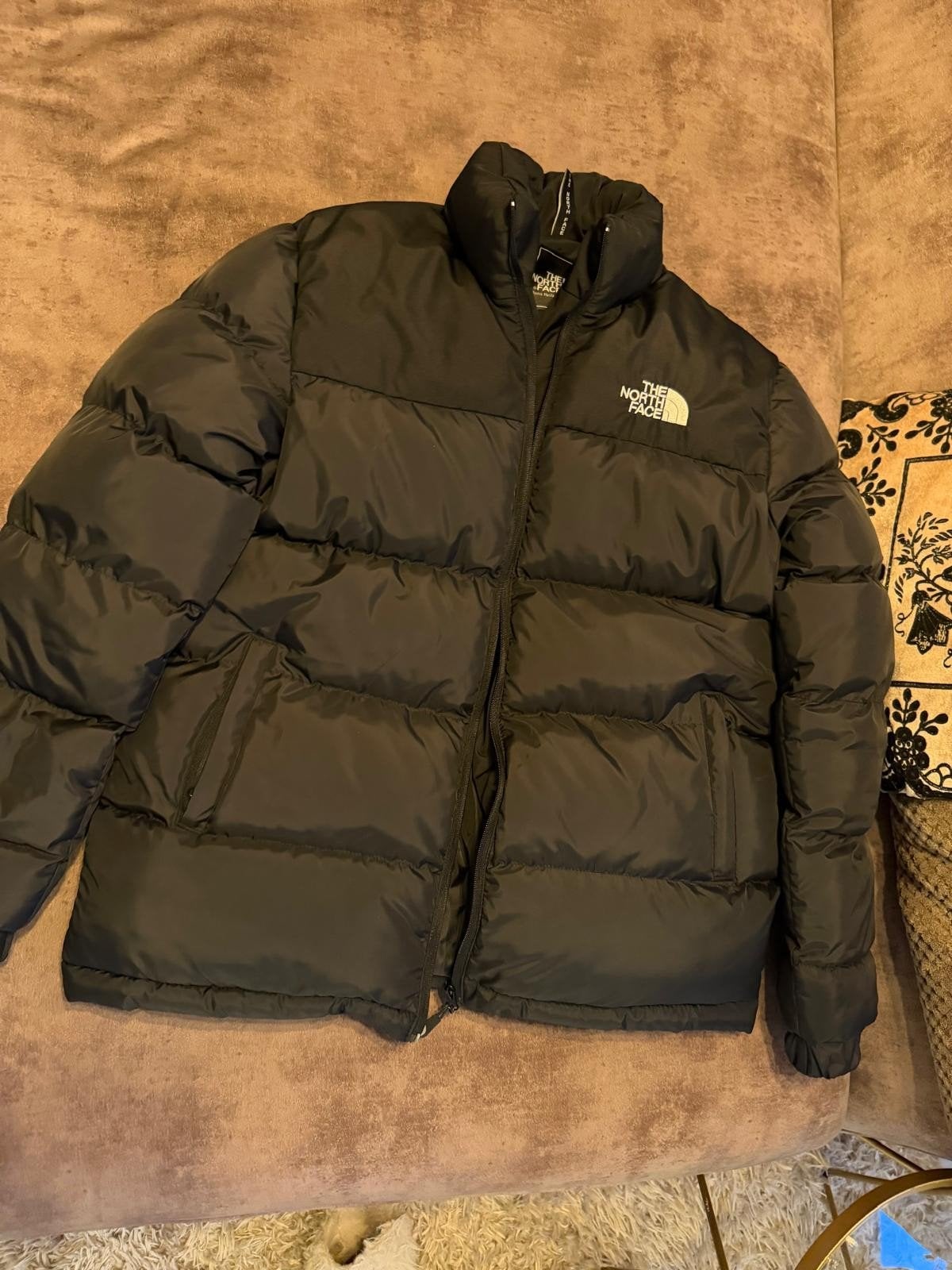 The North Face Nuptse Puffer Jas Zwart, Kleding | Heren, Maat 48/50 (M), Zwart, Ophalen of Verzenden, Zo goed als nieuw