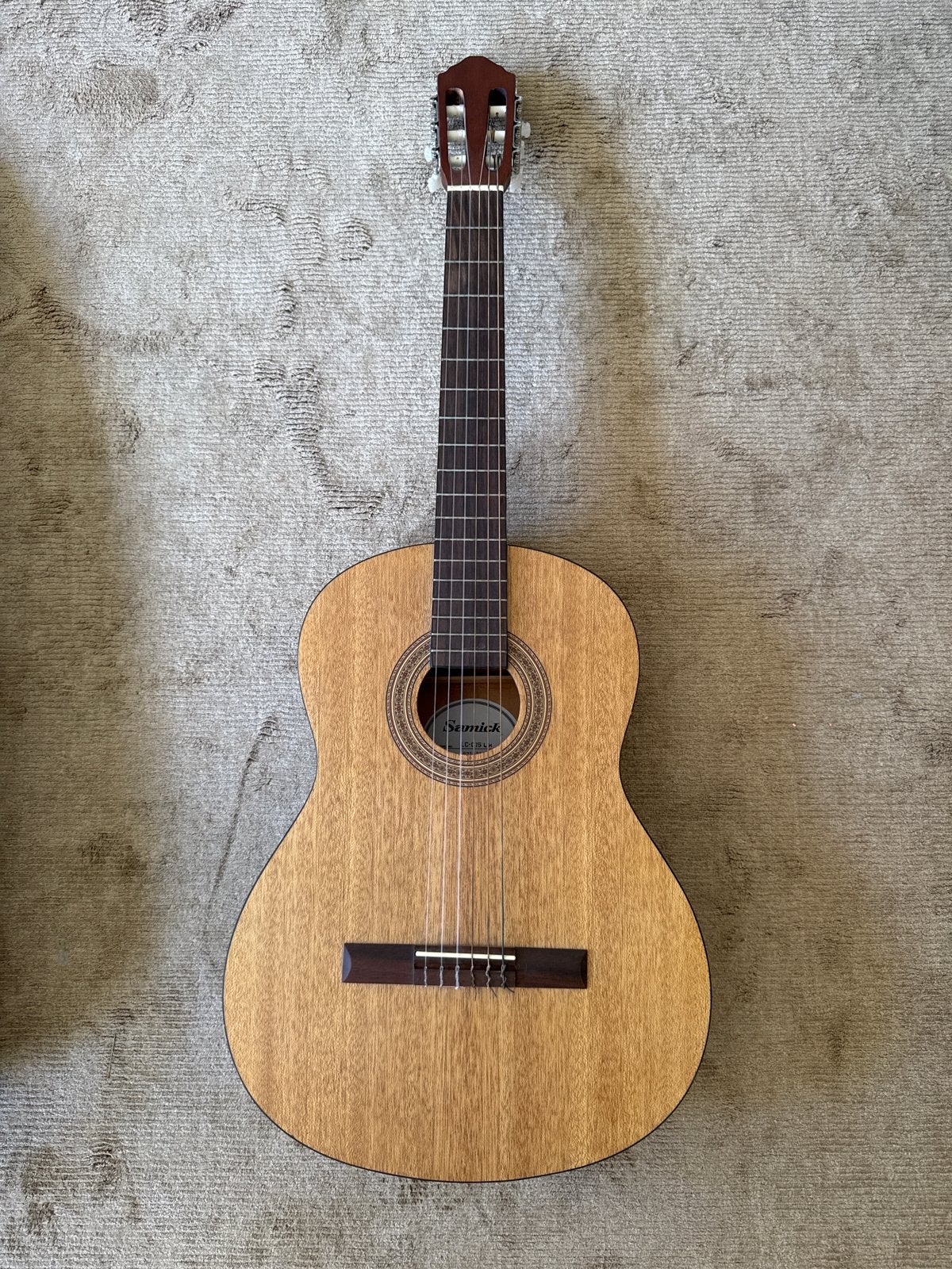 Samick LC-015 LH Linkshandige Klassieke Gitaar, Ophalen, Zo goed als nieuw, Klassieke of Spaanse gitaar, Met koffer
