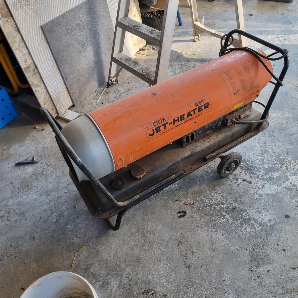 Krachtige OHTA Jet-Heater HP-8H-B - Industriële Kachel, Ophalen of Verzenden, Gebruikt, 200 tot 500 watt, Kachel
