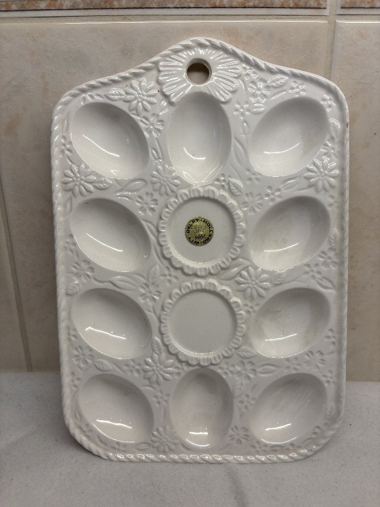 Ei Bord Delfts Wit, Antiek en Kunst, Curiosa en Brocante, Ophalen of Verzenden