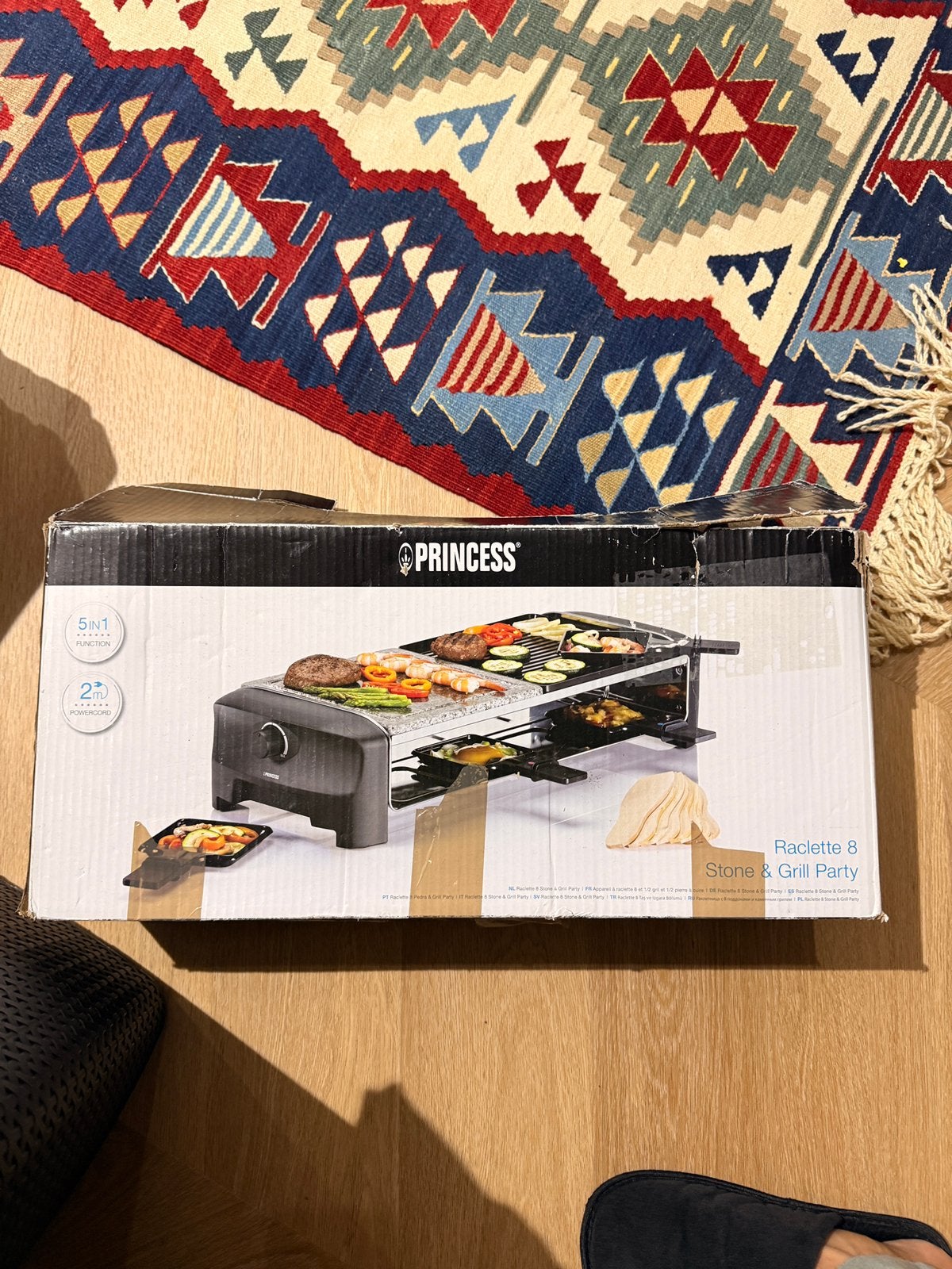 Princess Gourmet Grill & Bakplaat Keramiek - gebruikt, Ophalen, Gebruikt, 4 t/m 7 personen