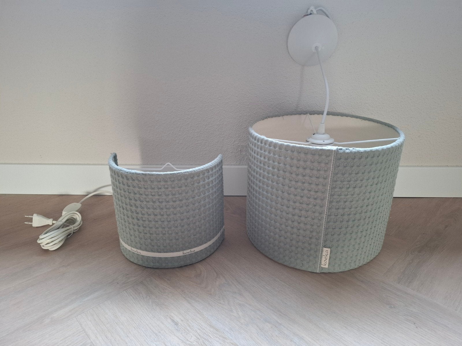 Koeka Wandlamp en Hanglamp, Hanglamp, Natuurlijk materiaal, Rond, Ophalen of Verzenden