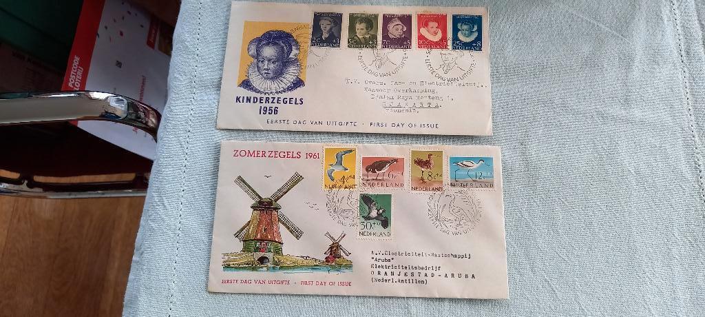 fdc Nederland - div. enveloppen - zie lijst, Ophalen of Verzenden, Na 1940, Postfris
