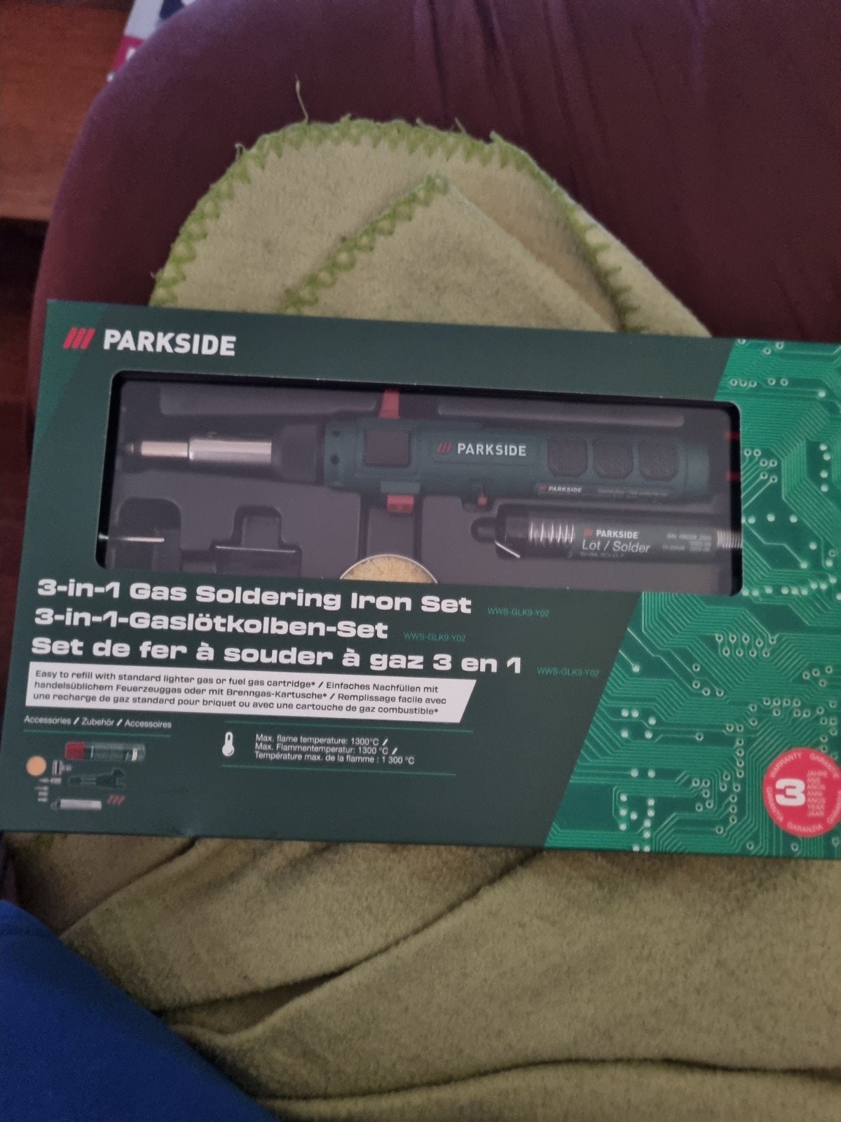 3 in 1 gas soldering iron set parkside €25,00, Ophalen of Verzenden, Nieuw