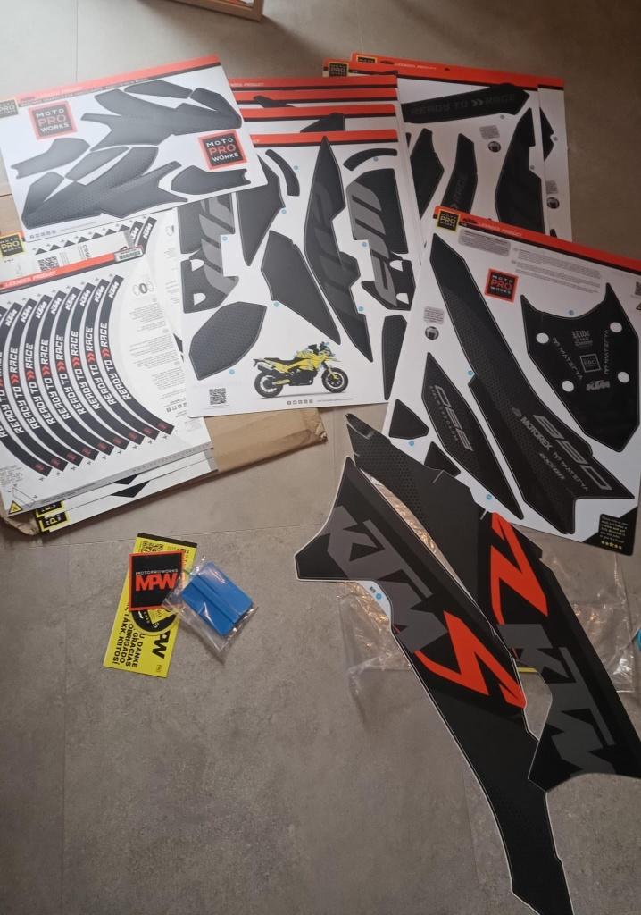 KTM 890 SMT Stickerset MotoProWorks Black, Ophalen of Verzenden