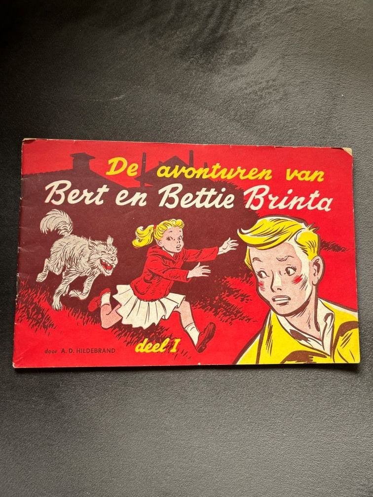 Strip De avonturen van Bert en Bettie Brinta, Eén stripboek, Ophalen of Verzenden, Gelezen