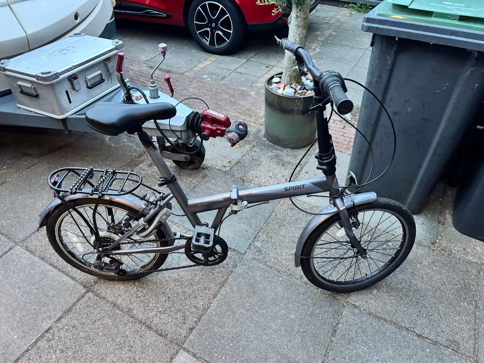 Spirit Vouwfiets met 6 versnellingen en ART 2 slot., Fietsen en Brommers, Fietsen | Vouwfietsen, Ophalen, Totaal opvouwbaar, Overige merken