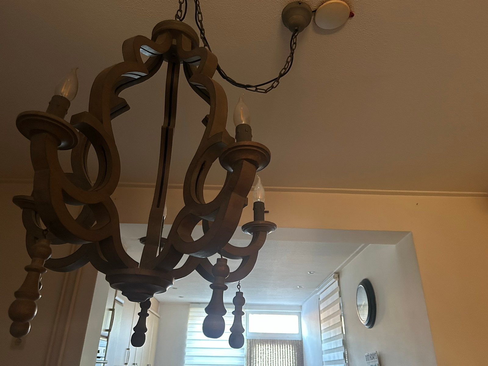 Riverdale Hanglamp - Zo goed als nieuw, Ophalen, Overige fittingen, Hout, Landelijk
