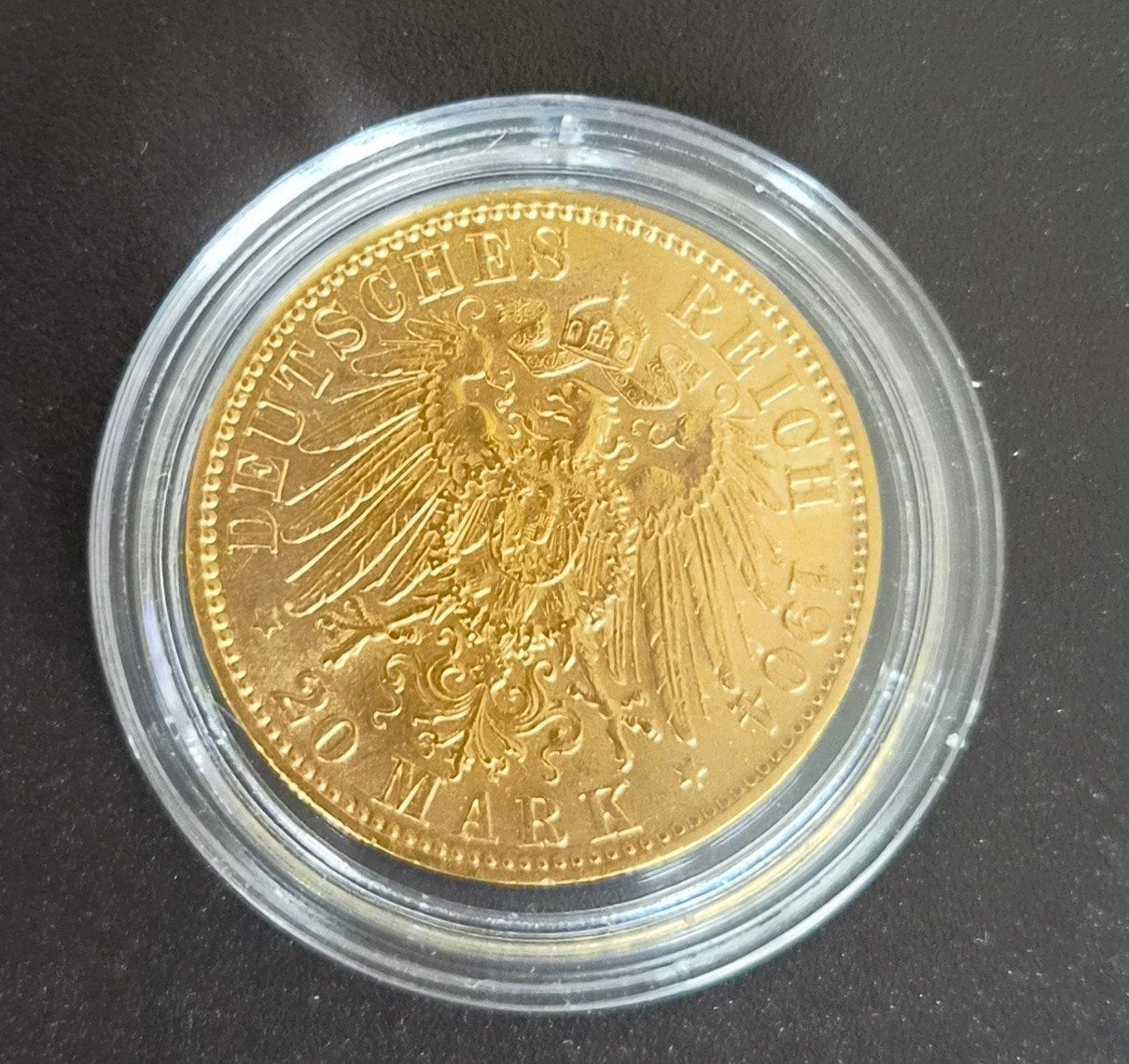 gouden 20 mark, Ophalen of Verzenden, Goud