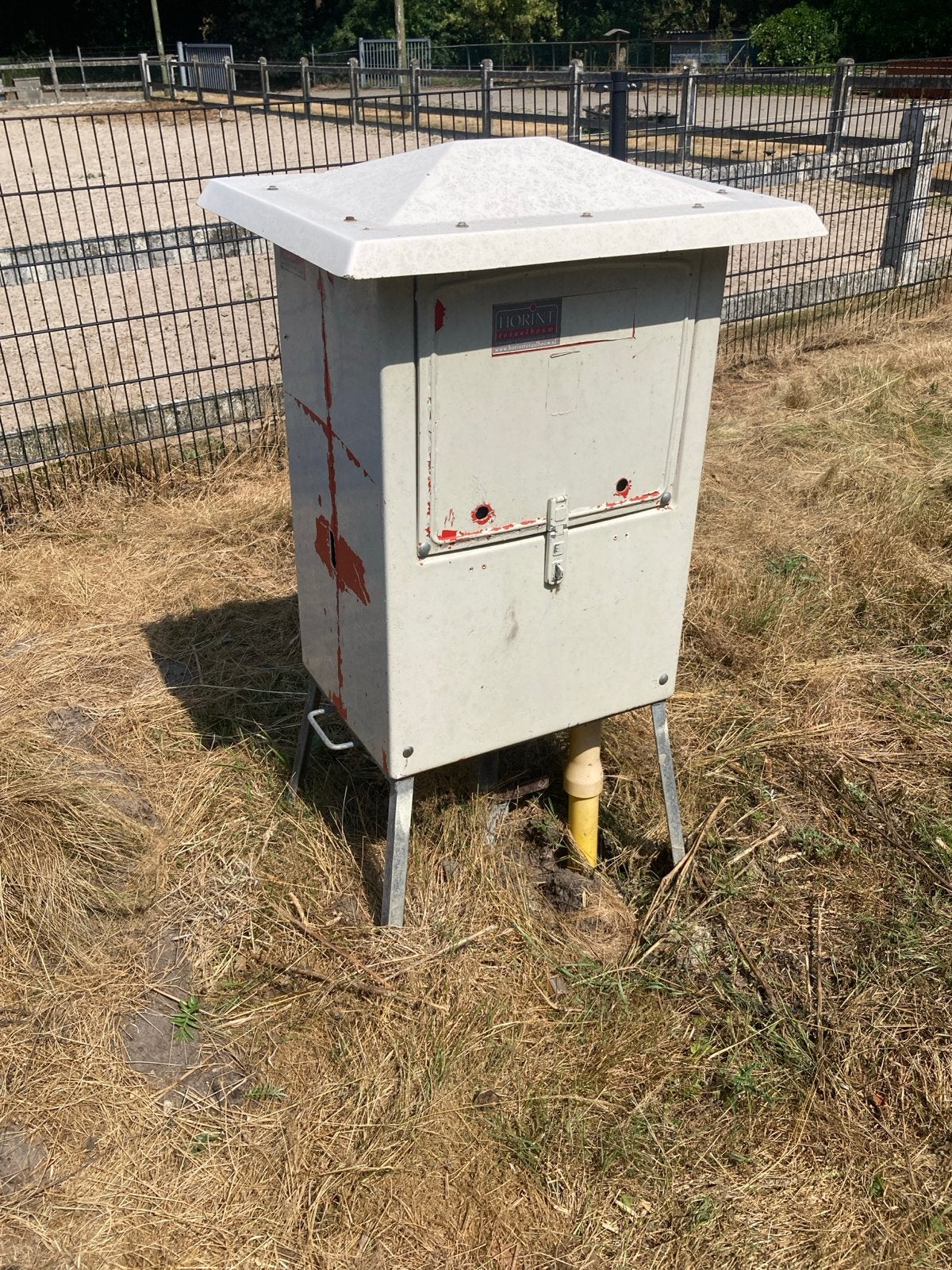 Gebruikte gasmeterkast met regelaar, Ophalen, Gebruikt