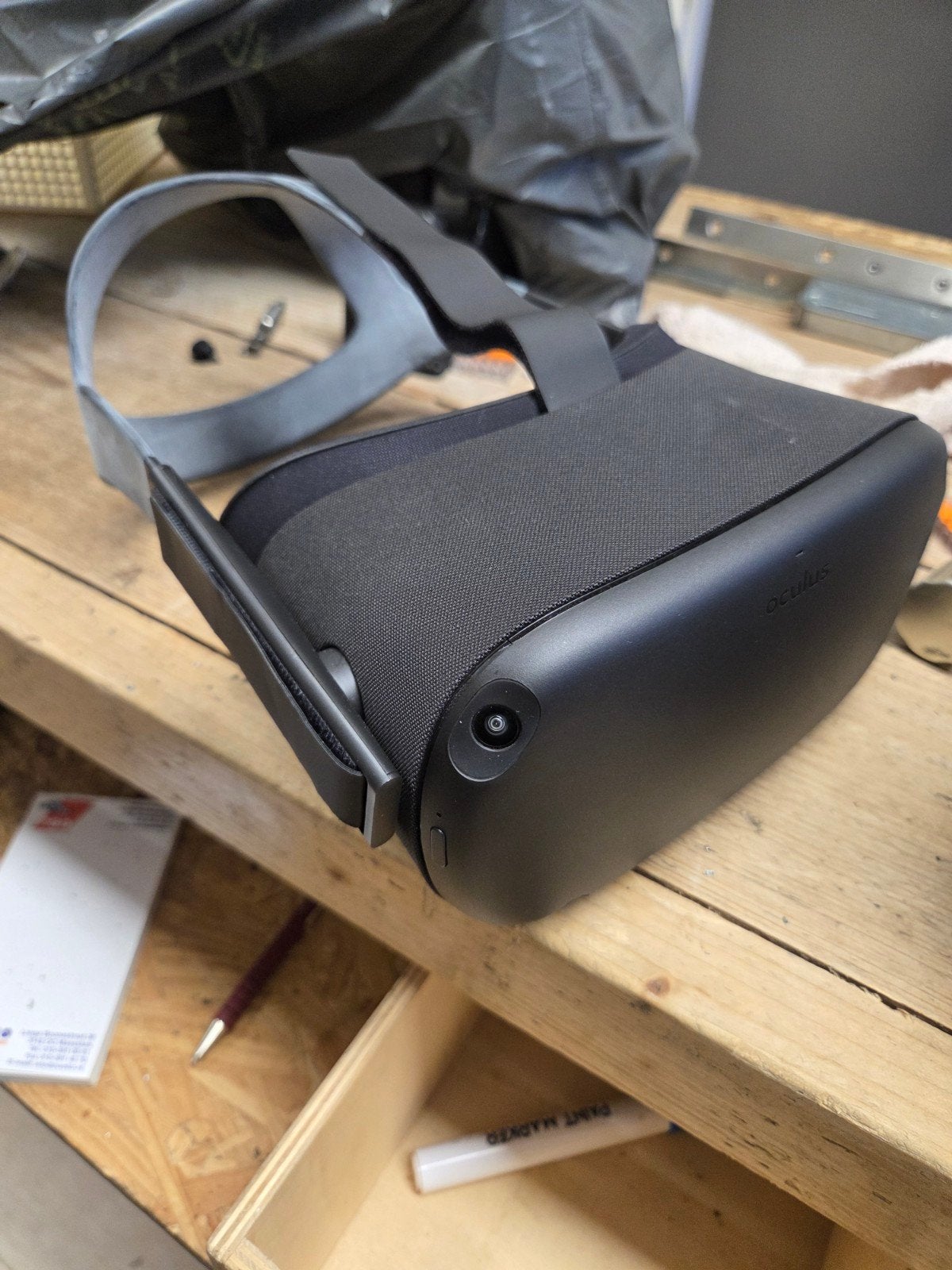 Oculus VR-bril met controllers en draagtas, Ophalen of Verzenden, Gebruikt, VR-bril, Pc